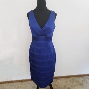 Calvin Klein Blue Bodycon Sheath Dress Size 6